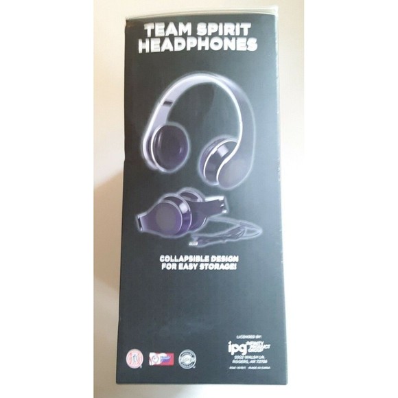 Headphones Over the Ears Texas Tech Red Raiders Retro Collapsible DJ Wired - Picture 8 of 10